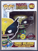 Zombie Wolverine (Glows in the Dark) from Marvel Zombies - Pop! Vinyl Figures manufactured by Funko [Front]