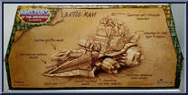 Battle Ram (with Man-At-Arms) from Masters of the Universe - Classics - Accessories manufactured by Mattel [Back]