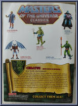Ceratus from Masters of the Universe - Classics - Basic Series manufactured by Mattel [Back]