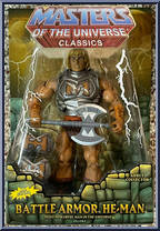 He-Man (Battle Armor) from Masters of the Universe - Classics - Basic Series manufactured by Mattel [Front]