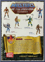 He-Man (Galactic Protectors) from Masters of the Universe - Classics - Basic Series manufactured by Mattel [Back]