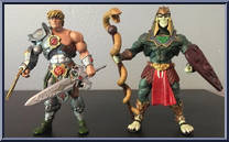He-Man (Snake Armor) / King Hssss (Battle Armor) from Masters of the Universe - Classics - Multi-Packs manufactured by Mattel [Loose]