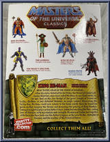 He-Man (King) from Masters of the Universe - Classics - Basic Series manufactured by Mattel [Back]