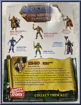 He-Ro from Masters of the Universe - Classics - Basic Series manufactured by Mattel [Back]