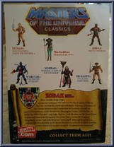 Zodak from Masters of the Universe - Classics - Basic Series manufactured by Mattel [Back]