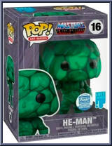 He-Man (Green) (Art Series) from Masters of the Universe - Pop! Vinyl Figures manufactured by Funko [Front]