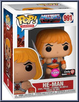 He-Man (Flocked) from Masters of the Universe - Pop! Vinyl Figures manufactured by Funko [Front]