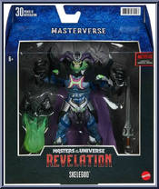 Skelegod from Masters of the Universe - Masterverse - Revelation - Deluxe manufactured by Mattel [Front]