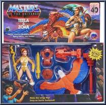 Teela & Zoar from Masters of the Universe - Origins - Box Sets manufactured by Mattel [Front]