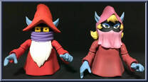 Dree Elle & Uncle Montork from Masters of the Universe - Club Grayskull manufactured by Super7 [Loose]