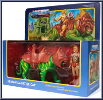He-Man and Battle Cat from Masters of the Universe - Basic Series manufactured by Super7 [Front]