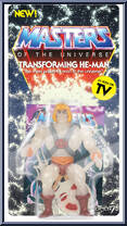 Transforming He-Man from Masters of the Universe - Vintage manufactured by Super7 [Front]