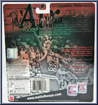 Michael Jordan (Hoop Highlights) from Maximum Air - Basic Series manufactured by Mattel [Back]