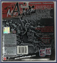 Michael Jordan (Hoop Highlights 3 of 3) from Maximum Air - Basic Series manufactured by Mattel [Back]