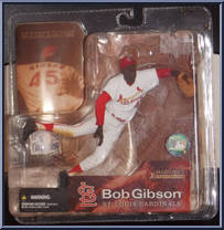 Bob Gibson (White Uniform) from McFarlane's Sports Picks - Cooperstown - Series 1 manufactured by McFarlane [Front]