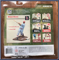 Roger Maris (Cardinals) from McFarlane's Sports Picks - Cooperstown - Series 4 manufactured by McFarlane [Back]
