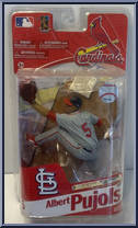 Albert Pujols (Gray Jersey) from McFarlane's Sports Picks - MLB - Series 27 manufactured by McFarlane [Front]