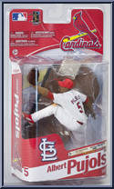 Albert Pujols (White Jersey) from McFarlane's Sports Picks - MLB - Series 27 manufactured by McFarlane [Front]
