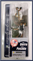 Yogi Berra / Jose Posada from McFarlane's Sports Picks - MLB - 3" Figures - Series 3 manufactured by McFarlane [Front]