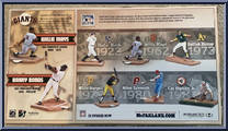 Willie Mays / Barry Bonds from McFarlane's Sports Picks - MLB - 2-Packs manufactured by McFarlane [Back]