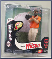Brian Wilson (Orange Jersey) from McFarlane's Sports Picks - MLB - Series 30 manufactured by McFarlane [Front]