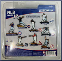 Eric Gagne (White Jersey) from McFarlane's Sports Picks - MLB - Series 12 manufactured by McFarlane [Back]