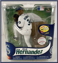 Felix Hernandez (White Jersey) from McFarlane's Sports Picks - MLB - Series 31 manufactured by McFarlane [Front]