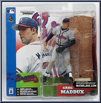 Greg Maddux (Gray Jersey)  from McFarlane's Sports Picks - MLB - Series  2 manufactured by McFarlane [Front]