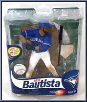 Jose Bautista (Blue Jersey) from McFarlane's Sports Picks - MLB - Series 30 manufactured by McFarlane [Front]