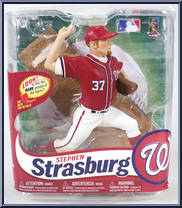 Stephen Strasburg (Red Jersey) from McFarlane's Sports Picks - MLB - Series 31 manufactured by McFarlane [Front]