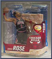 Derrick Rose (Black Uniform) from McFarlane's Sports Picks - NBA - Series 20 manufactured by McFarlane [Front]