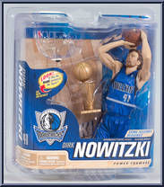 Dirk Nowitzki (NBA Trophy) from McFarlane's Sports Picks - NBA - Series 21 manufactured by McFarlane [Front]