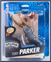 Tony Parker (Alternate Uniform) from McFarlane's Sports Picks - NBA - Series 23 manufactured by McFarlane [Front]