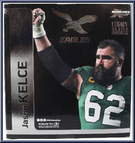 Jason Kelce (Philadelphia Eagles) (Platinum Edition) from McFarlane's Sports Picks - NFL - Legacy Series manufactured by McFarlane [Back]