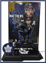 Auston Matthews (Maple Leafs) (Gold Label) from McFarlane's Sports Picks - NHL - 2023 Series manufactured by McFarlane [Loose]