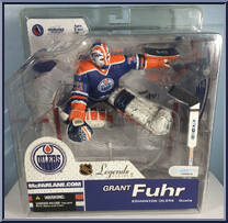 Grant Fuhr (Blue Jersey) from McFarlane's Sports Picks - NHL - NHL Legends - Series 2 manufactured by McFarlane [Front]