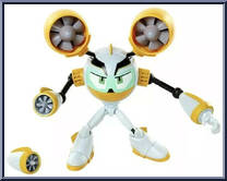 Air Man from MegaMan Fully Charged - Basic Series manufactured by Jakks Pacific [Loose]