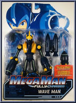 Wave Man from MegaMan Fully Charged - Basic Series manufactured by Jakks Pacific [Front]