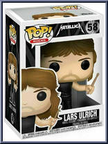 Lars Ulrich from Metallica - Pop! Vinyl Figures manufactured by Funko [Front]