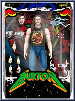 Cliff Burton (Superhero Poster) from Metallica - Ultimates manufactured by Super7 [Front]