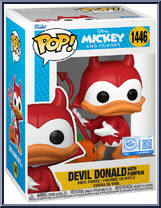 Devil Donald with Pumpkin from Mickey and Friends - Pop! Vinyl Figures manufactured by Funko [Front]