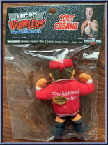 Colt Cabana from Micro Brawlers - Basic Series manufactured by ProWrestlingTees [Back]