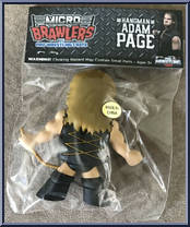 Hangman Adam Page from Micro Brawlers - Basic Series manufactured by ProWrestlingTees [Back]