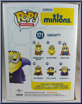 Gone Batty from Minions - Pop! Vinyl Figures manufactured by Funko [Back]