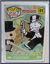 Mr. Monopoly (Board Games) from Monopoly - Pop! Vinyl Figures manufactured by Funko [Back]