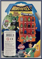 Blue Ninja from Monster Flex - Basic Series manufactured by Diramix [Back]