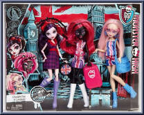 3-Pack from Monster High - Ghoulebrities in Londoom manufactured by Mattel [Front]