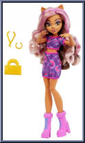 Clawdeen Wolf from Monster High - Monsteristas manufactured by Mattel [Loose]