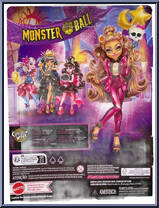 Clawdeen Wolf from Monster High - Monster Ball manufactured by Mattel [Back]