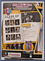 Cleo de Nile from Monster High - Picture Day manufactured by Mattel [Back]
